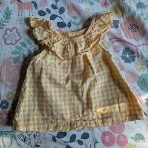 Carter's Yellow Gingham Tank Top